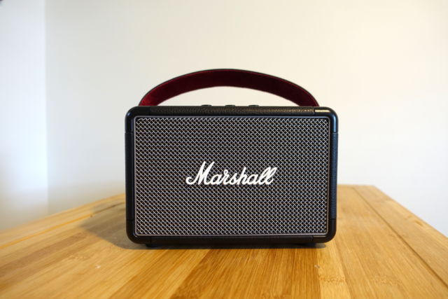 The Marshall Kilburn II is a pricey but premium portable Bluetooth speaker that we like.