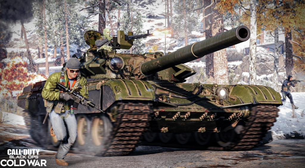 You can call in a tank in Call of Duty: Black Ops -- Cold War multiplayer.