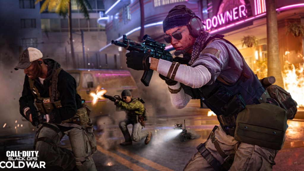 Battle in South Beach in Call of Duty: Black Ops -- Cold War.