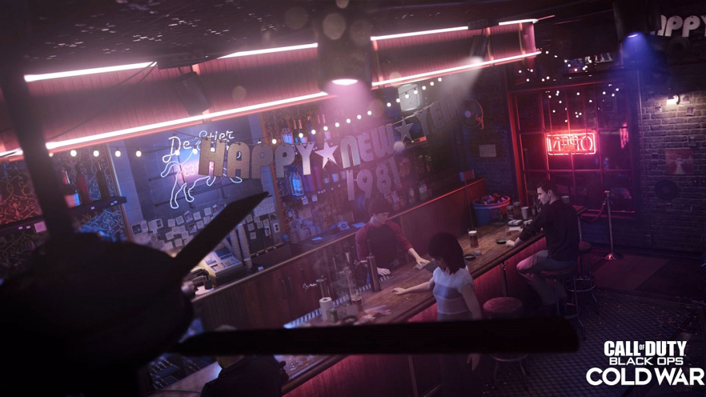 A tavern in Amsterdam in Call of Duty: Black Ops -- Cold War.