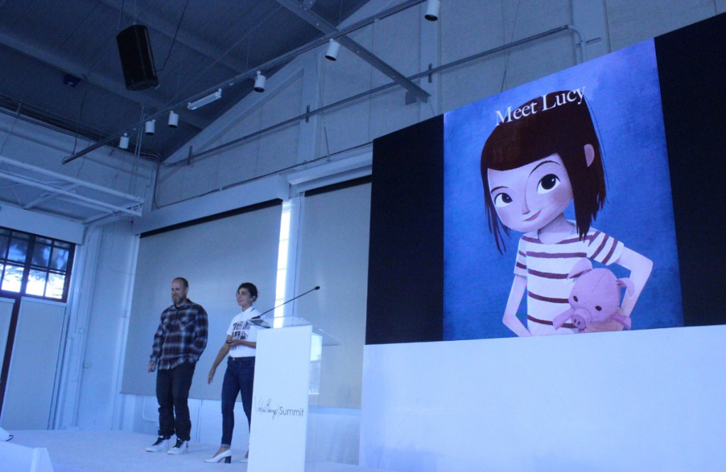 Pete Billington and Jessica Yaffa Shamash talk about Lucy at the Virtual Beings Summit.