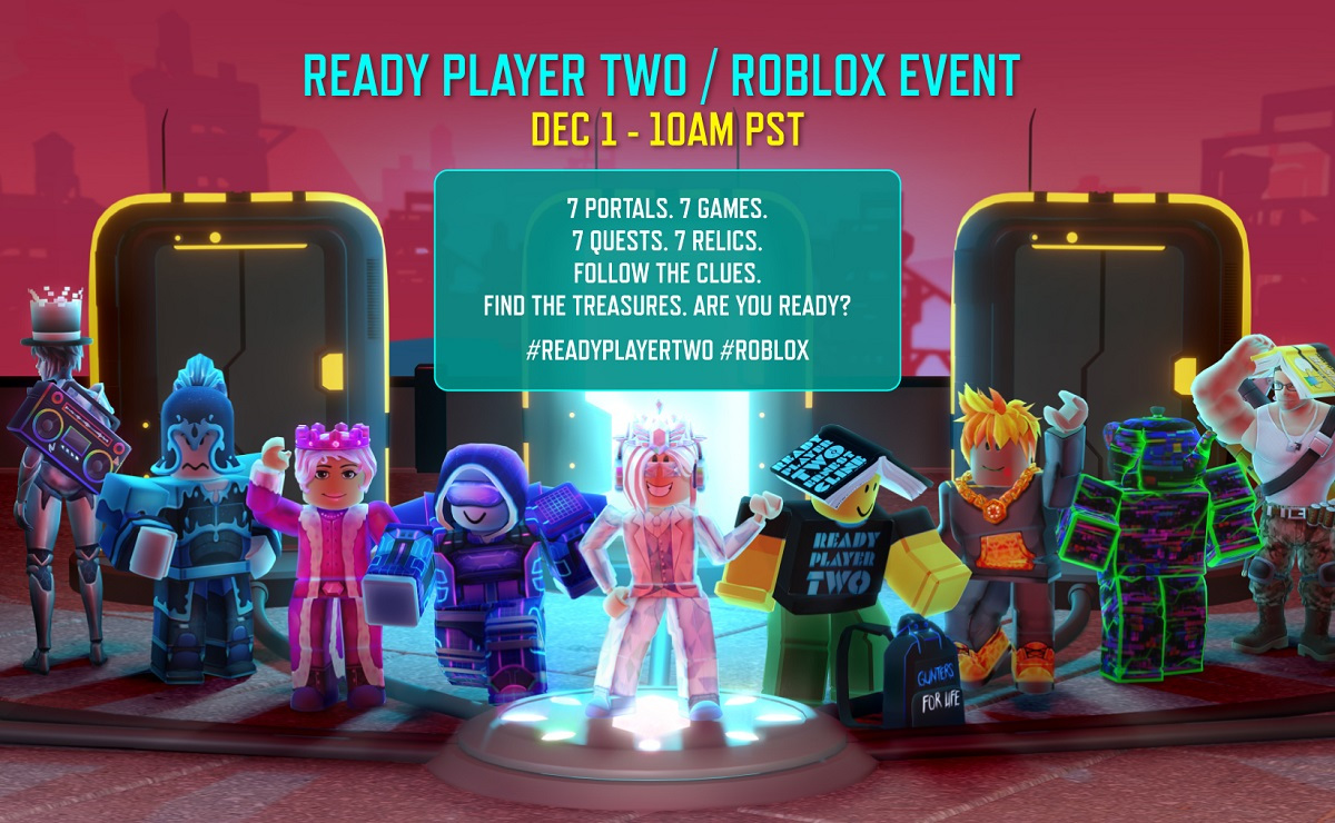 Roblox Partners With Ernest Cline On Ready Player Two Event Uteckie - roblox remote events wont w ork