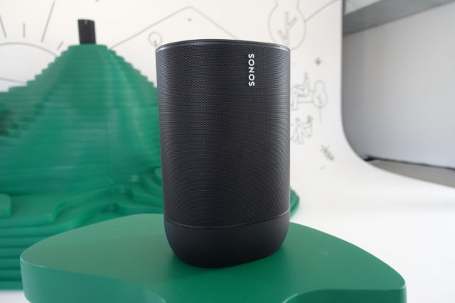 The Sonos Move offers excellent sound quality and works both over Wi-Fi and Bluetooth.
