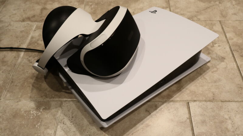 You probably want to put the PlayStation VR headset on your head, not on top of a new PlayStation 5, for an ideal use case. But, hey: You do you.