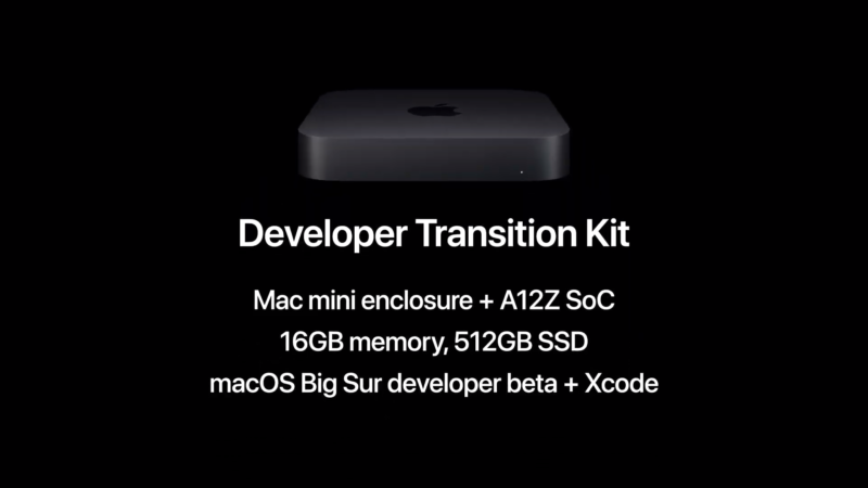 Apple developer transition kit
