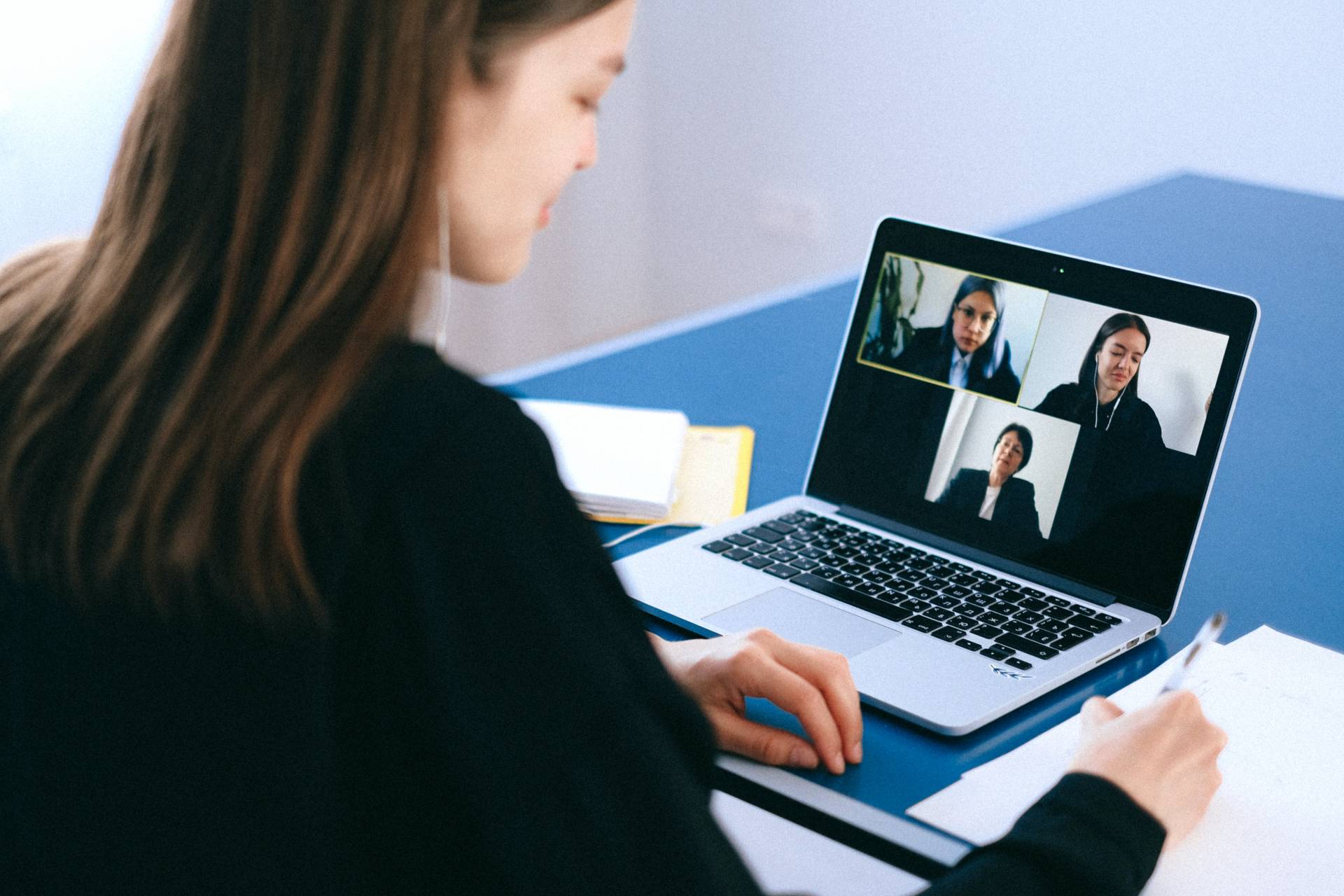 remote team video conference