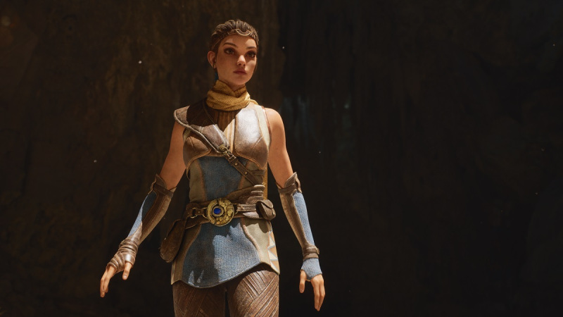 This Lara Croft-like character is not a glimpse at the next Epic Games title.